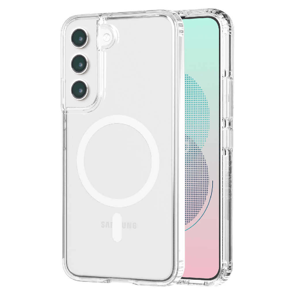 Ampd - Tpu  /  Acrylic Crystal Clear Magsafe Case For Samsung Galaxy S23 Plus - Clear