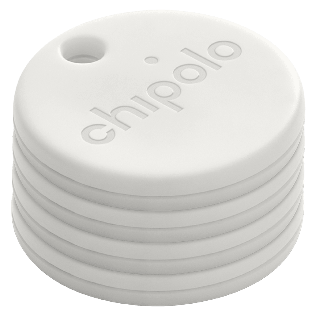 Chipolo - One Point Key Finder 4 Pack For Android Devices - Off-white