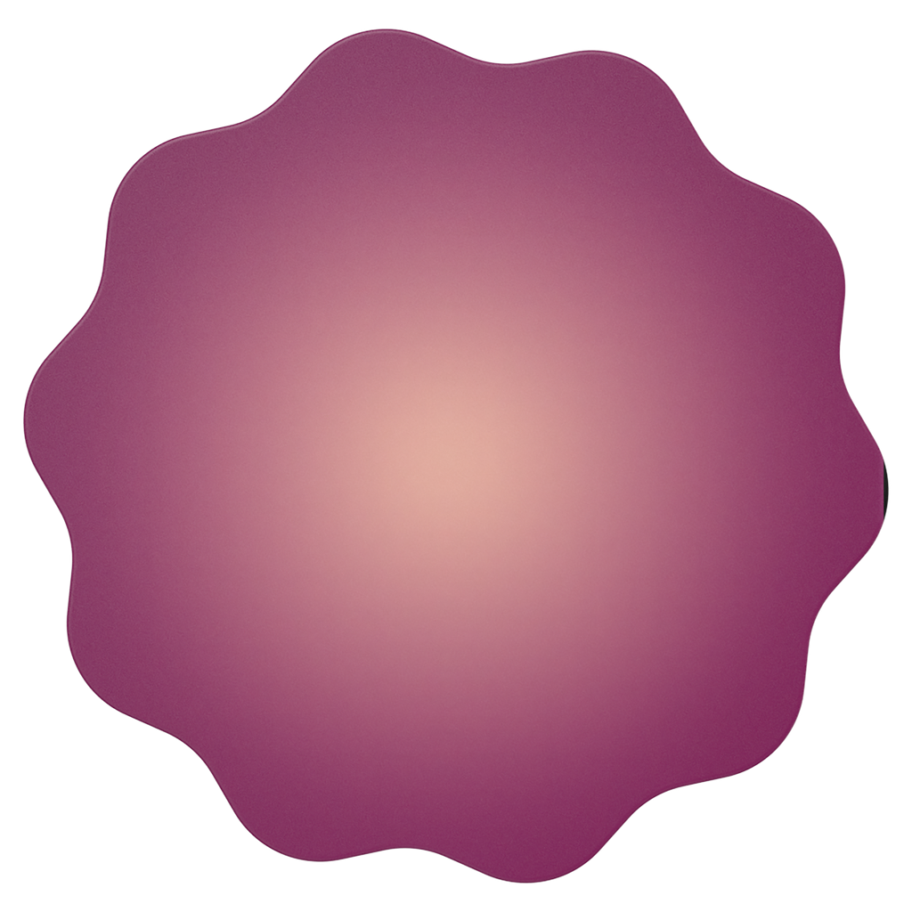 Popsockets - Popgrip - Molded Flower Red Wine Translucent