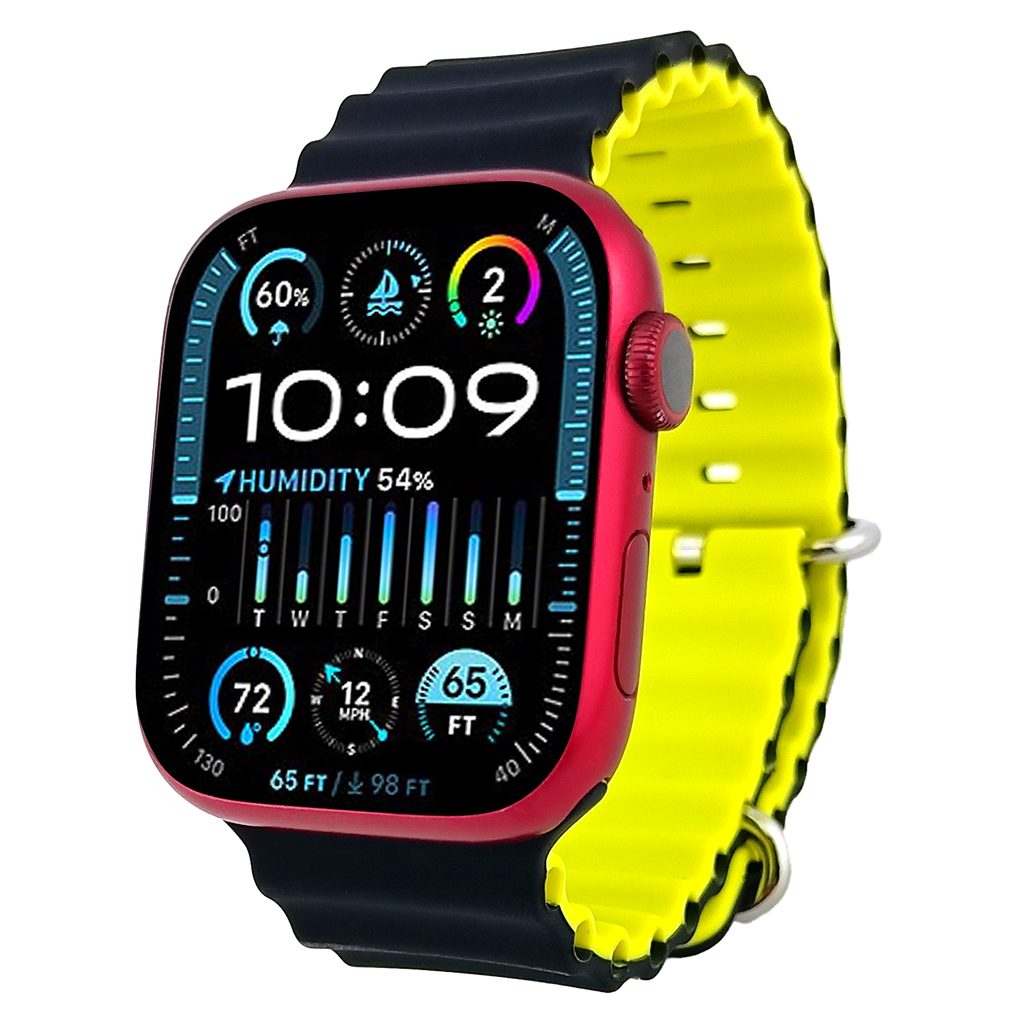 Itskins - Watch Band For Apple Watch 42mm  /  44mm  /  45mm  /  49mm - Black And Yellow