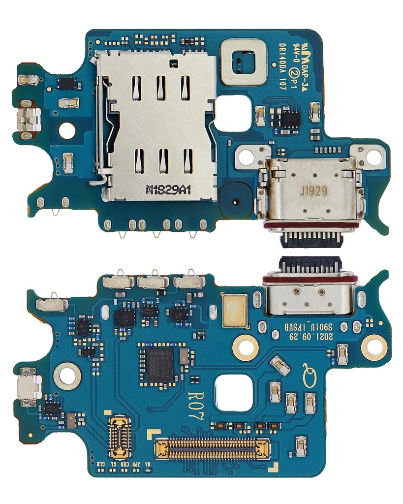 Charging Port Board With Sim Card Reader For Samsung Galaxy S22 5G (S901U) (US Version) (Premium)