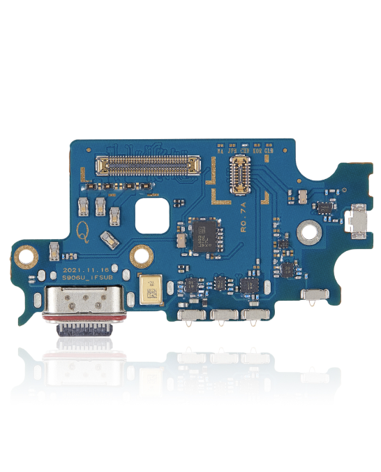 Charging Port Board With Sim Card Reader For Samsung Galaxy S22 Plus 5G (S9060) (Dual Sim Version) (Premium)
