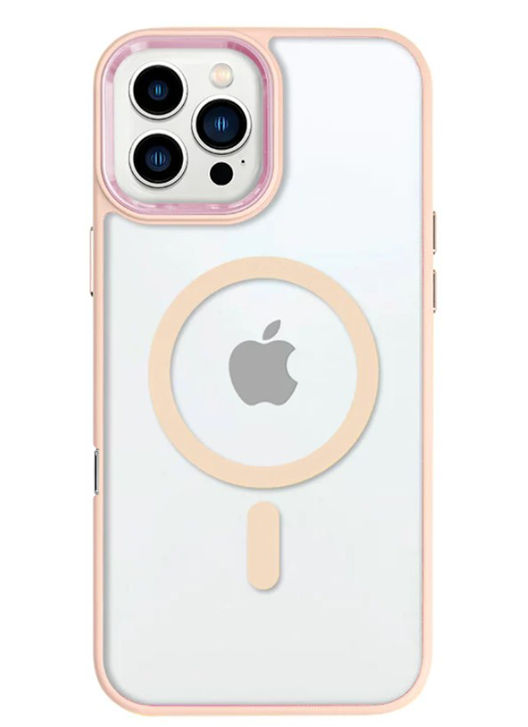 Clear Focus Case with Magsafe for  iPhone 16 Plus - Pink