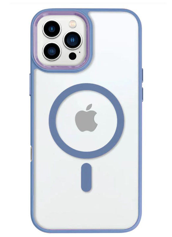 Clear Focus Case with Magsafe for  iPhone 16 Pro Max - Dark Blue