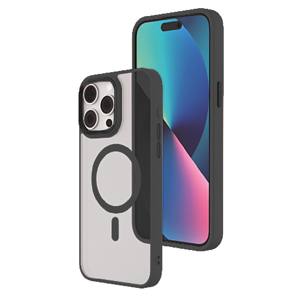 Matte Focus Case with Magsafe for  iPhone 16 Pro Max - Black