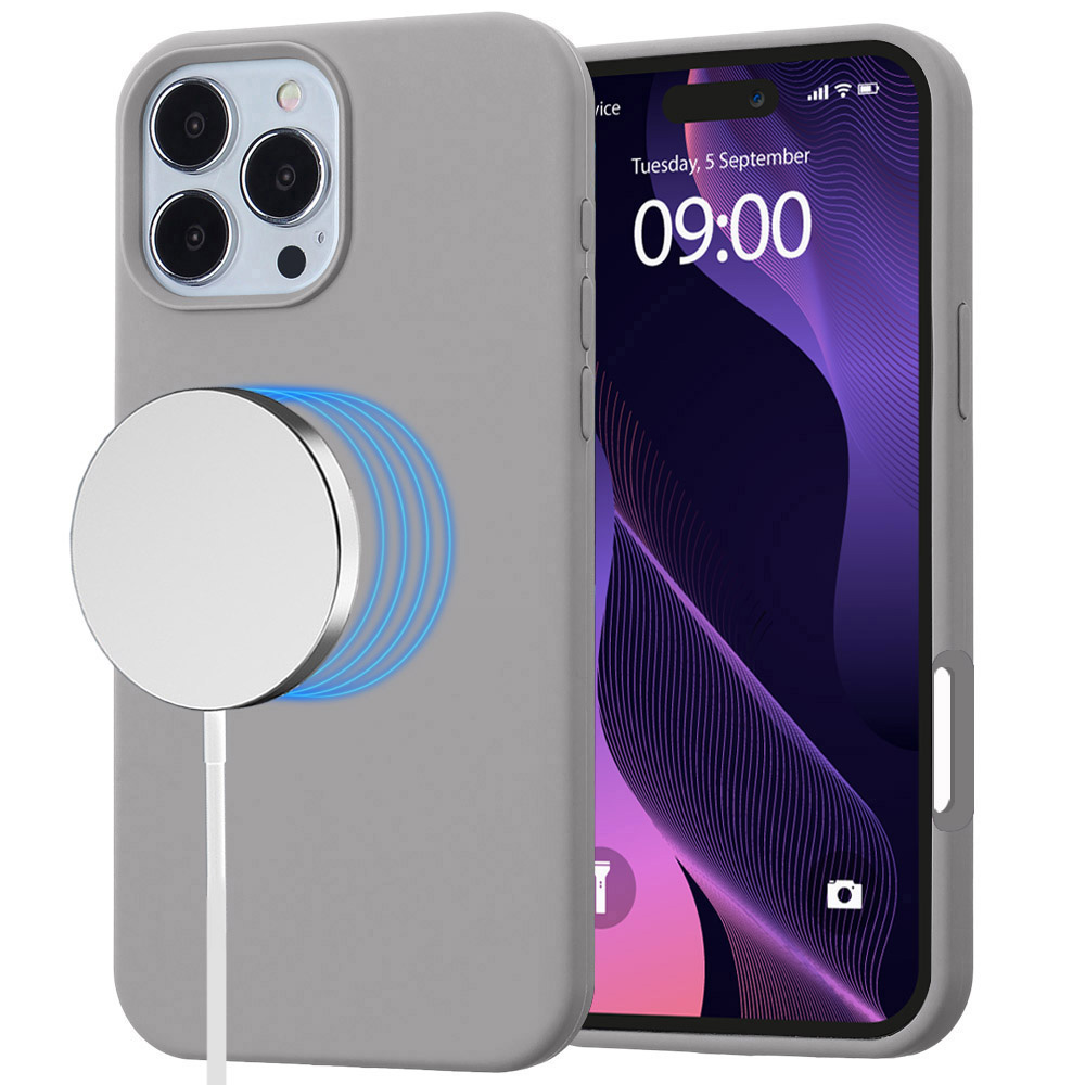 MagSilicone Case for iPhone 16 Pro Max - Gray