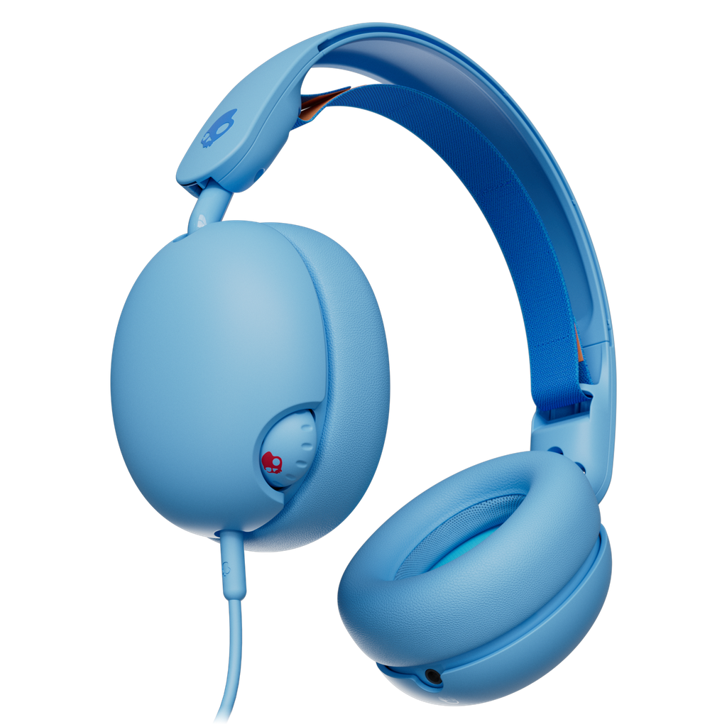 Skullcandy - Grom Kids Over Ear Wired Headphones - Surf Blue