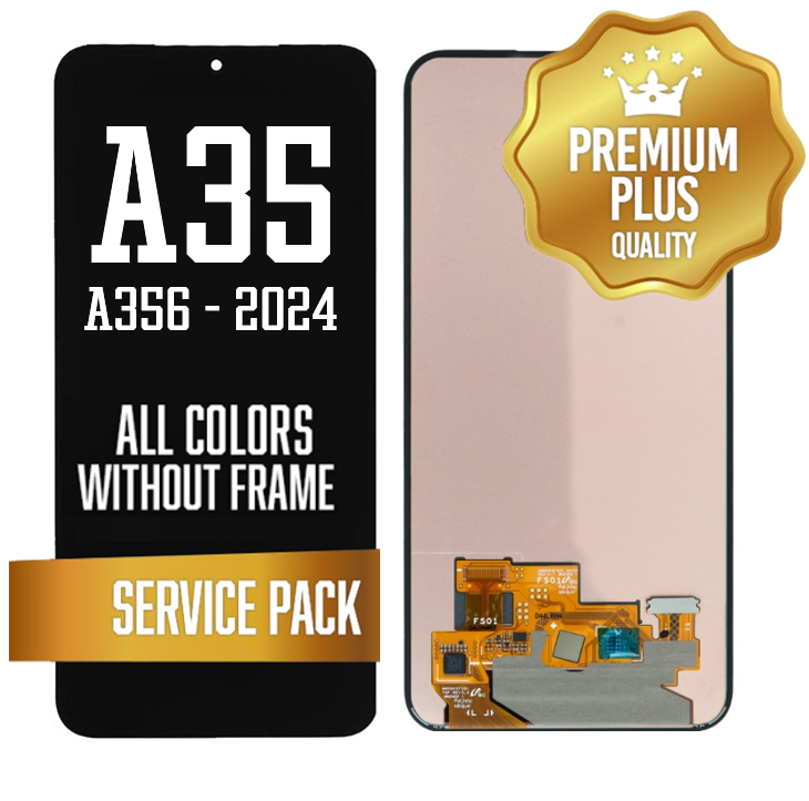 OLED Assembly For Samsung Galaxy A35 (A356/2024) / A55 (A556/2024) without Frame - All Colors (Service Pack)