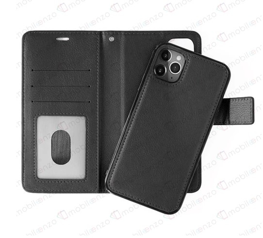 Classic Magnet Wallet Case for iPhone 16 - Black