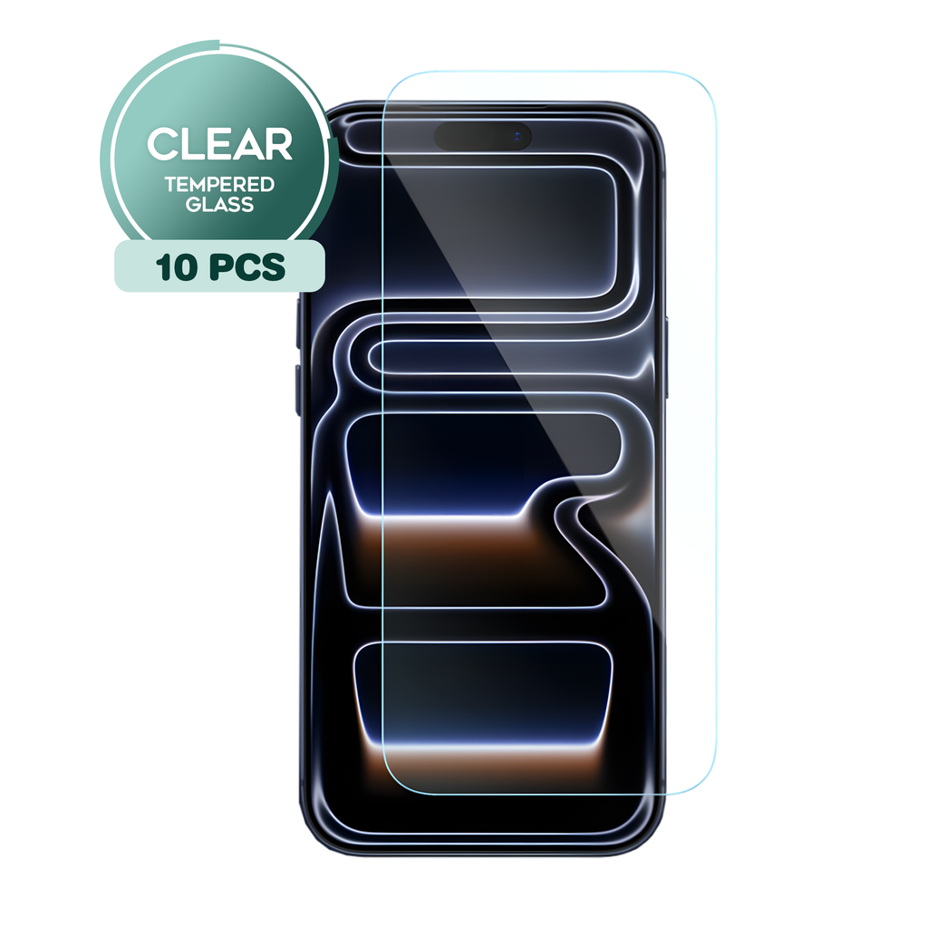 Clear Tempered Glass for iPhone 17 Pro Max / 16 Pro Max (10 Pcs)
