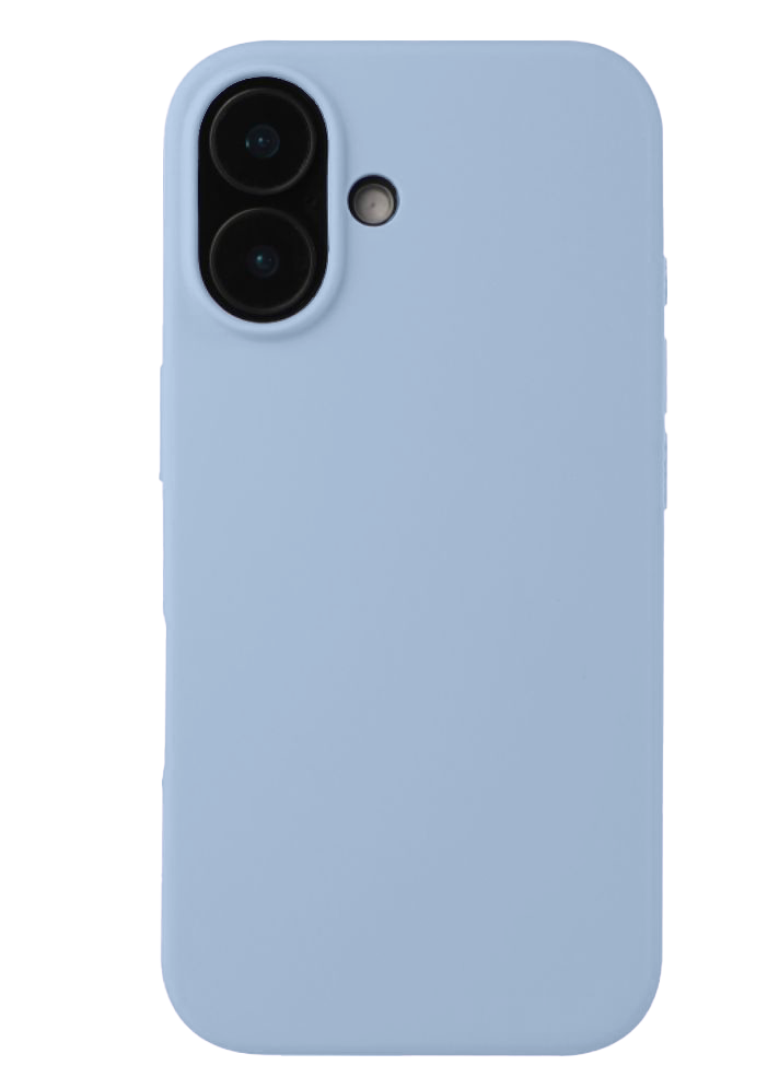 Premium Silicone Case for iPhone 16 Plus - Blue