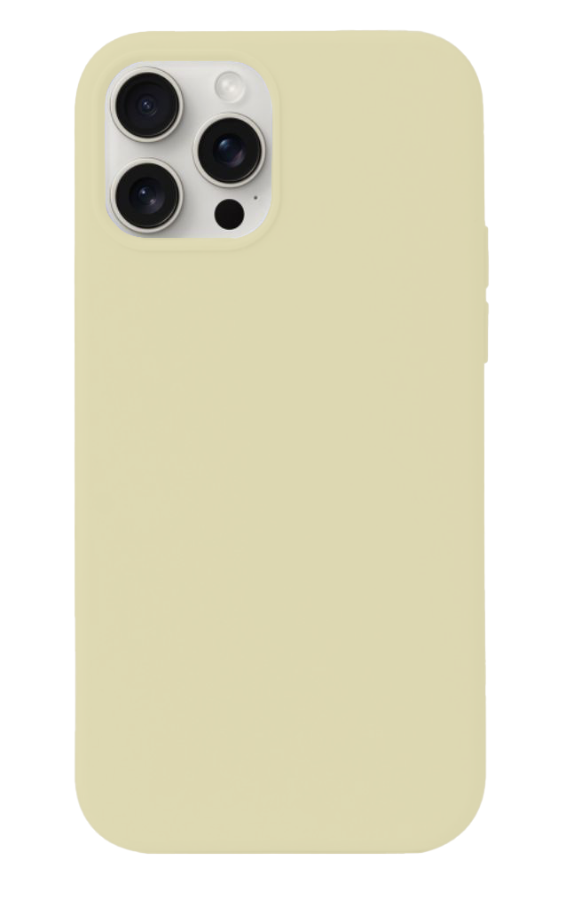 Premium Silicone Case for iPhone 16 Pro Max - Yellow