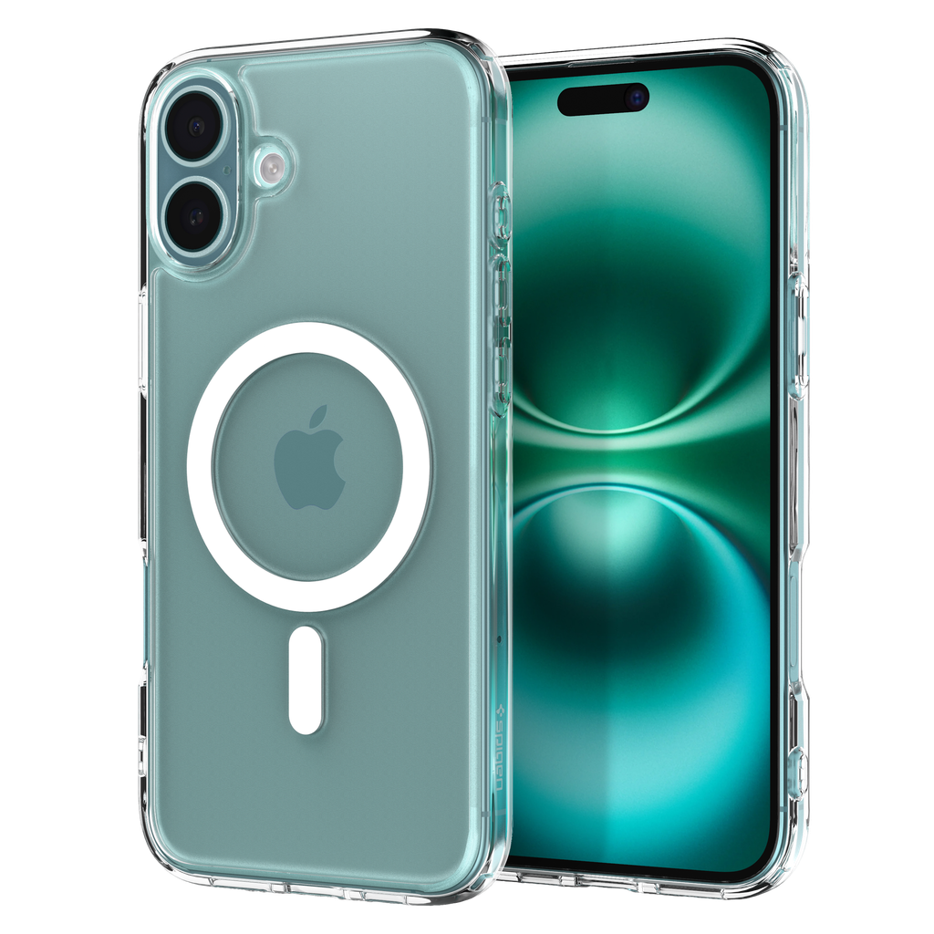 Spigen - Crystal Hybrid Case For Apple Iphone 16 Plus - Crystal Clear
