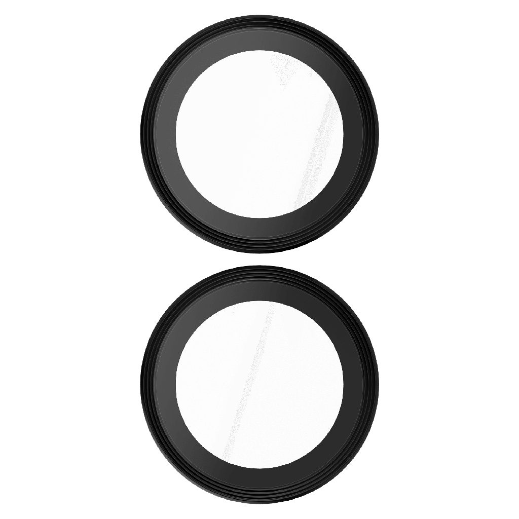 Case-mate - Aluminum Ring Camera Lens Glass Protector For Apple Iphone 16   /  Iphone 16 Plus - Black