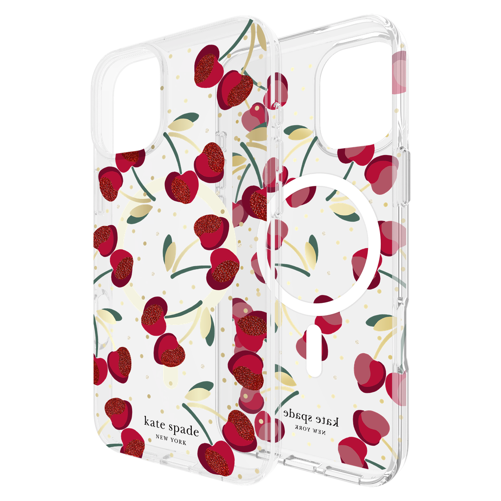Kate Spade - Protective Magsafe Case For Apple Iphone 16 Plus - Cherry Dot