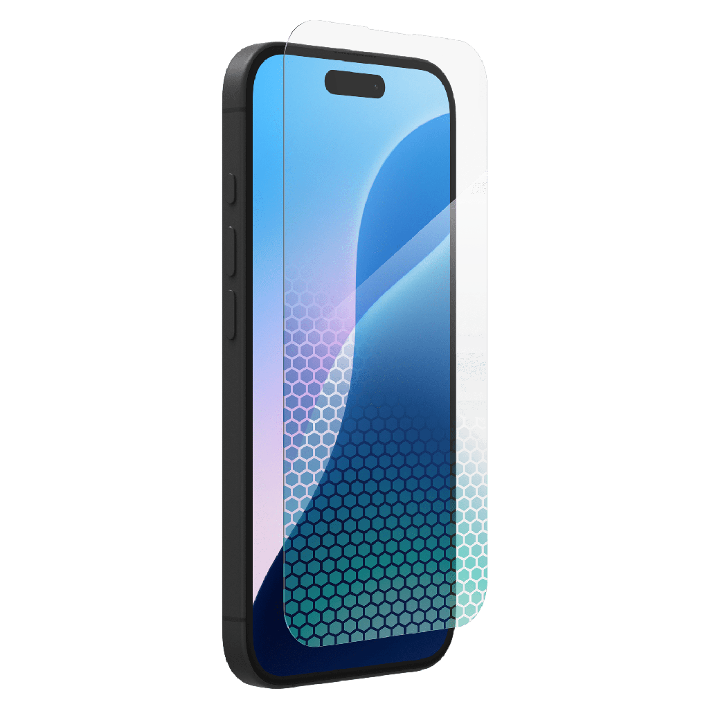 Zagg - Invisibleshield Xtr4 Antimicrobial Glass Screen Protector For Apple Iphone 16  /  Iphone 15 - Clear