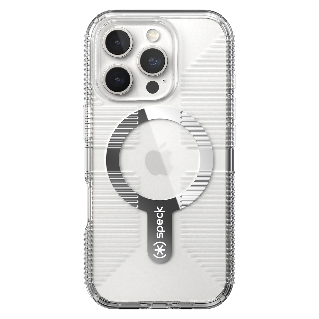 Speck - Gemshell Grip Magsafe Case For Apple Iphone 16 Pro - Clear