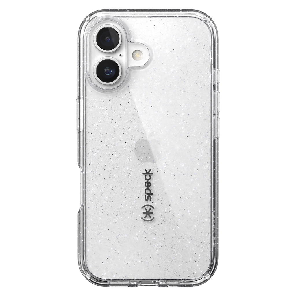 Speck - Gemshell Lux Case For Apple Iphone 16 - Platinum Glitter