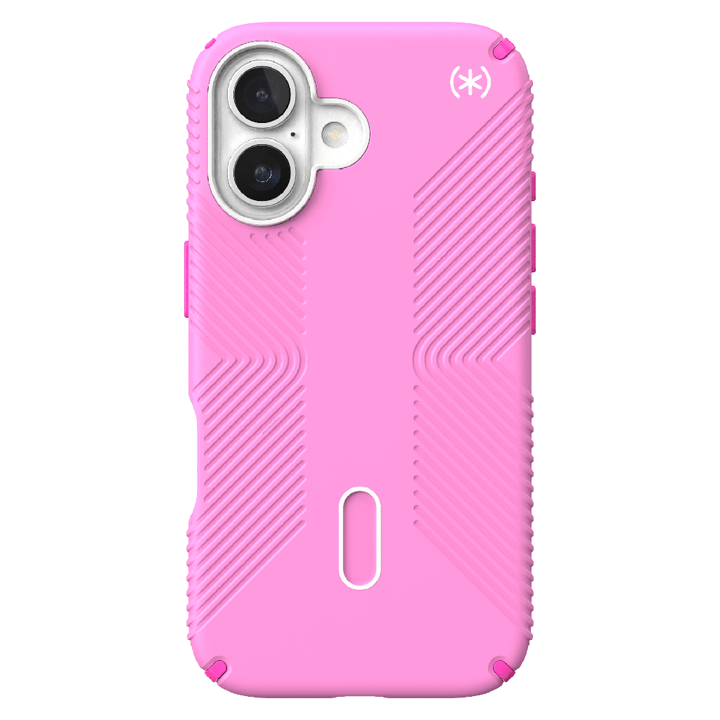 Speck - Presidio2 Grip Case With Clicklock For Apple Iphone 16 - True Pink