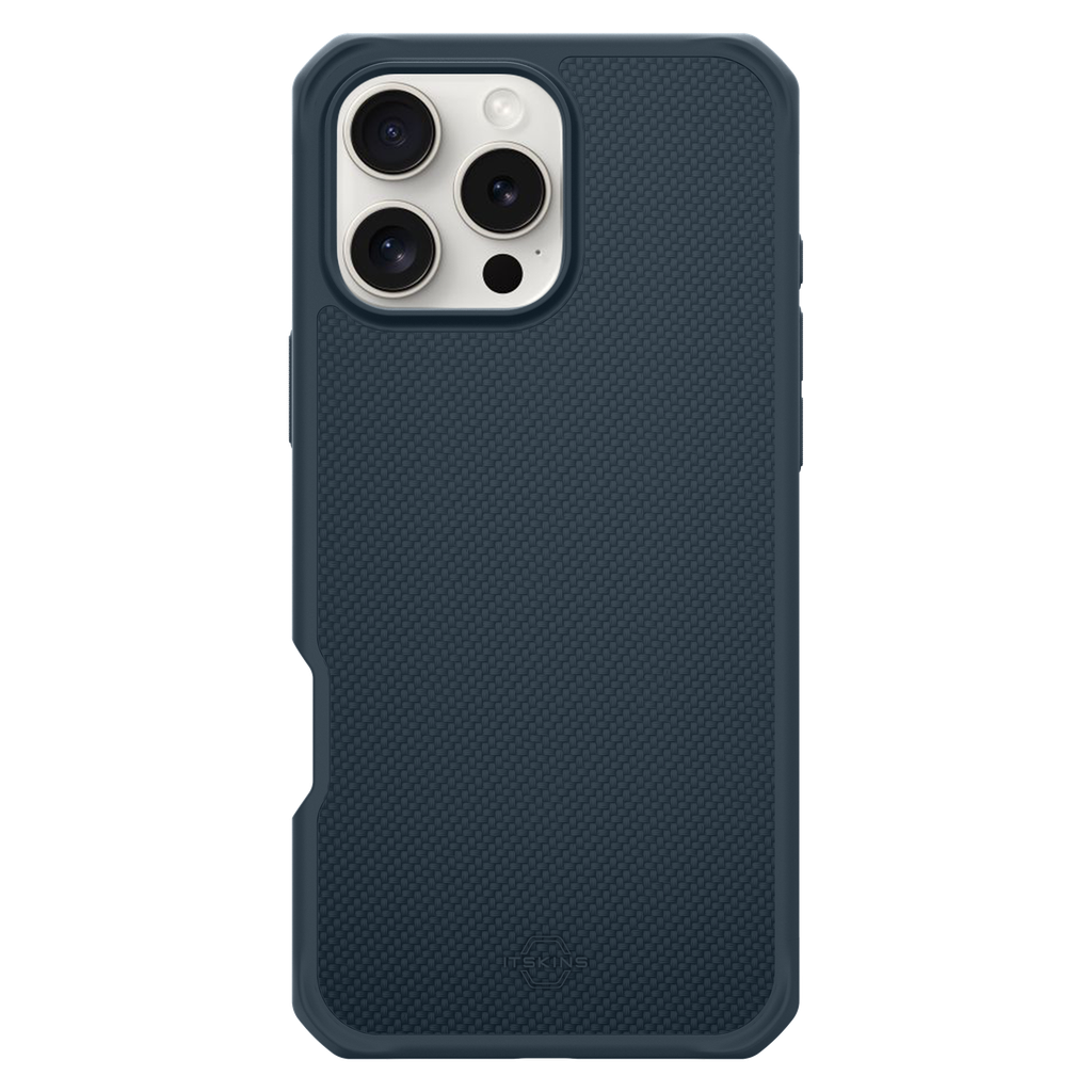 Itskins - Ballisticr Nylon Magsafe Case For Apple Iphone 16 Pro - Dark Blue