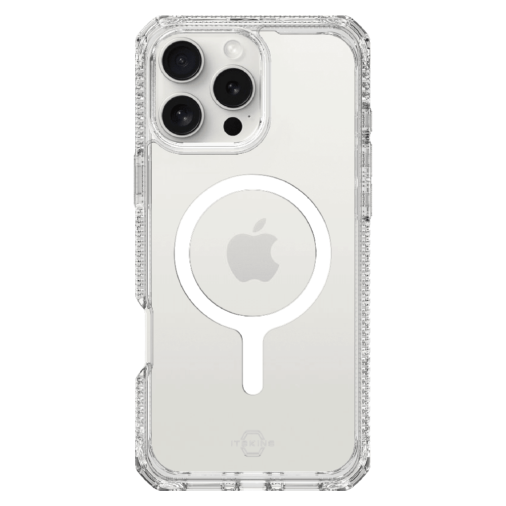 Itskins - Hybridr Clear Magsafe Case For Apple Iphone 16 Pro Max - Transparent