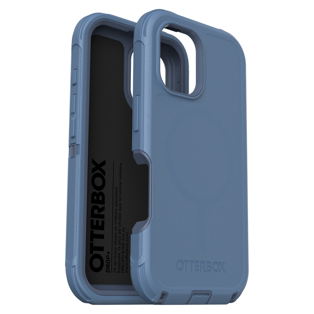 Otterbox - Defender Pro Magsafe Case For Apple Iphone 16 - Baby Blue Jeans