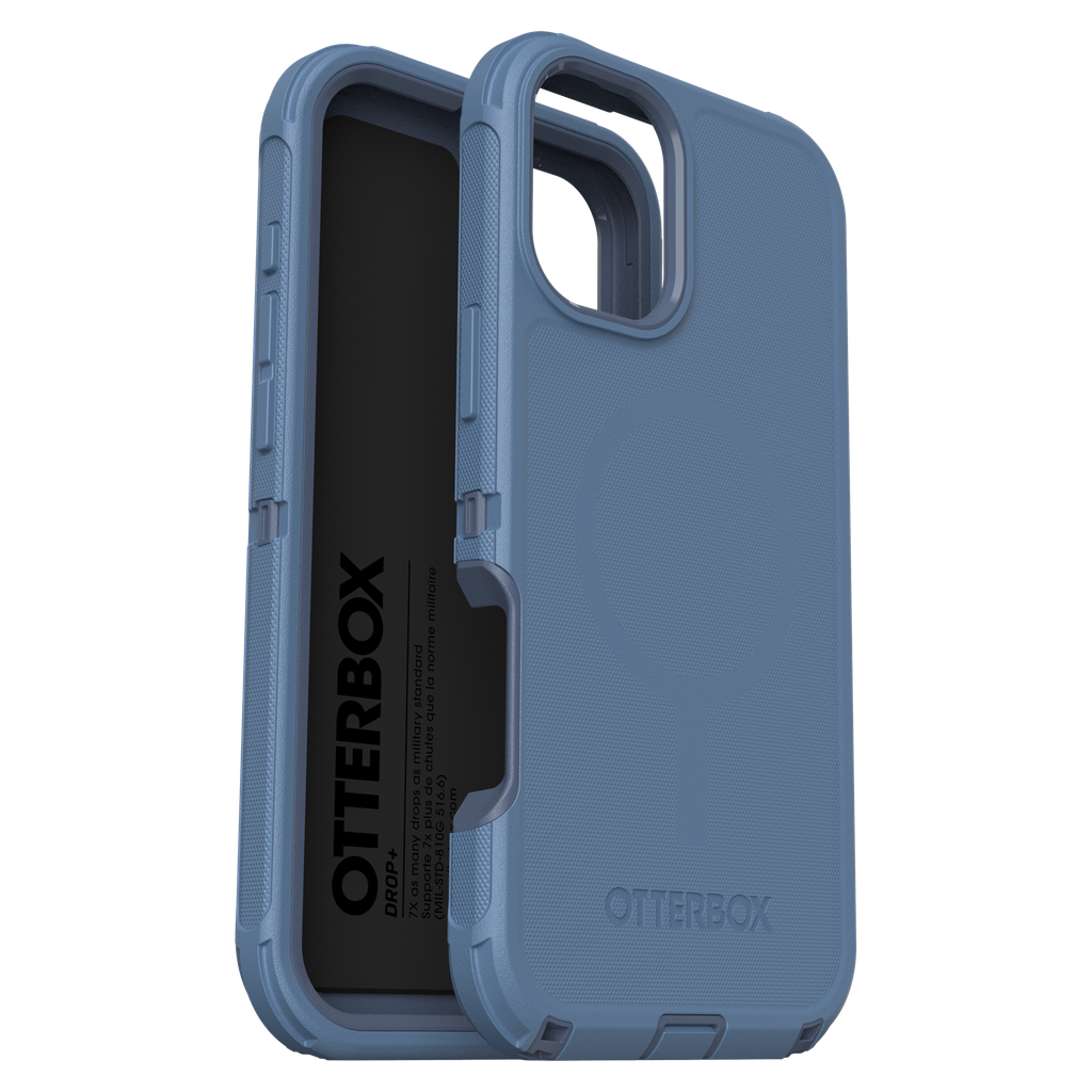 Otterbox - Defender Pro Magsafe Case For Apple Iphone 16 Plus - Baby Blue Jeans
