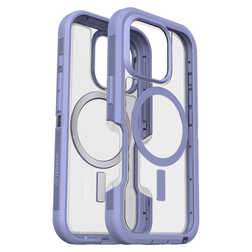 Otterbox - Defender Pro Xt Clear Magsafe Case For Apple Iphone 16 Pro - Lavender Haze