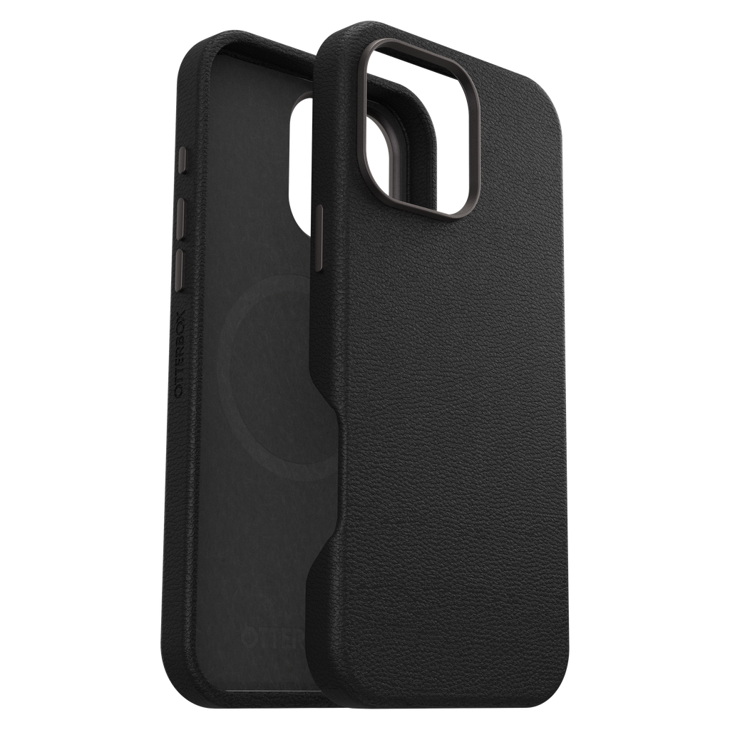 Otterbox - Symmetry Cactus Leather Magsafe Case For Apple Iphone 16 Pro Max - Noir Ash