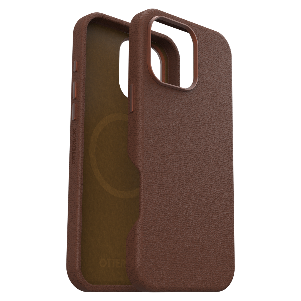 Otterbox - Symmetry Cactus Leather Magsafe Case For Apple Iphone 16 Pro Max - Rich Adobe