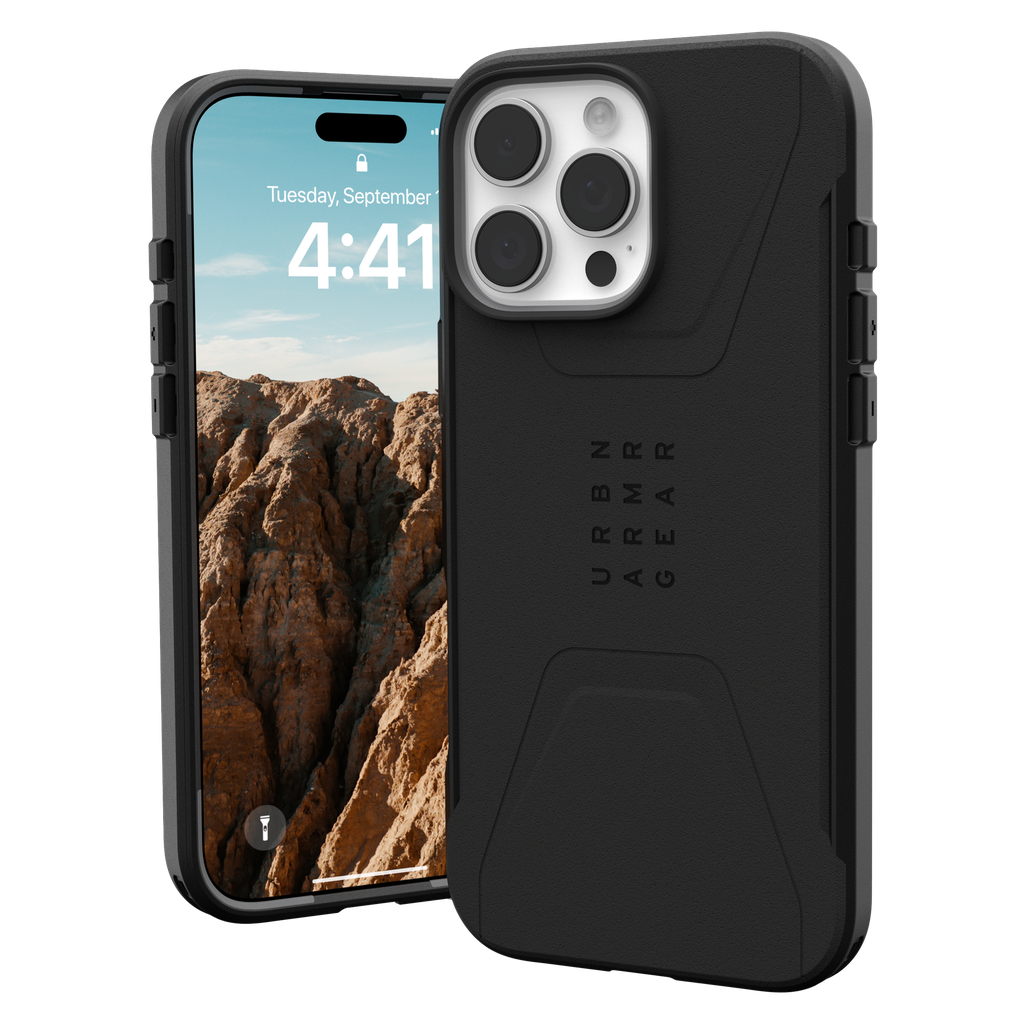 Urban Armor Gear Uag -  Civilian Magsafe Case For Apple Iphone 16 Pro Max - Black