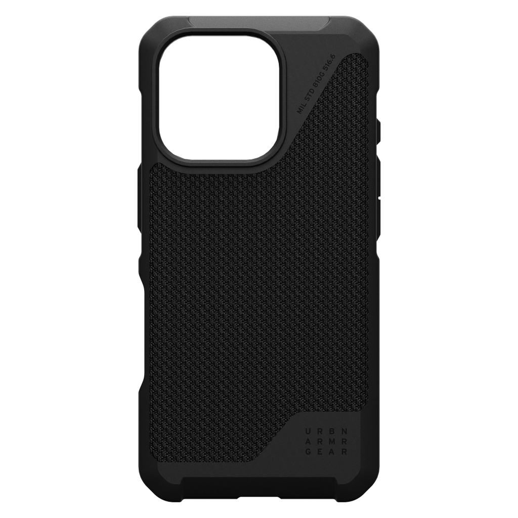 Urban Armor Gear Uag -  Metropolis Lt Magsafe Case For Apple Iphone 16 Pro - Kevlar Black