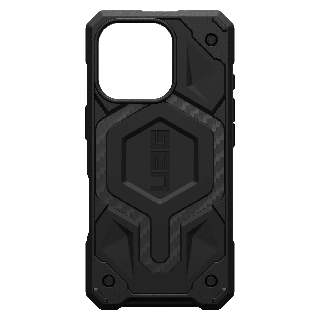 Urban Armor Gear Uag -  Monarch Pro Magsafe Case For Apple Iphone 16 Pro - Carbon Fiber
