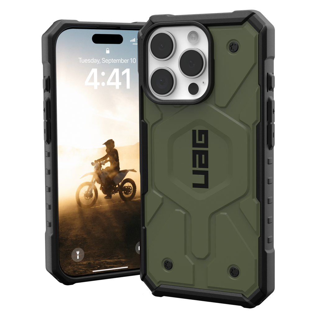 Urban Armor Gear Uag -  Pathfinder Magsafe Case For Apple Iphone 16 Pro - Olive Drab