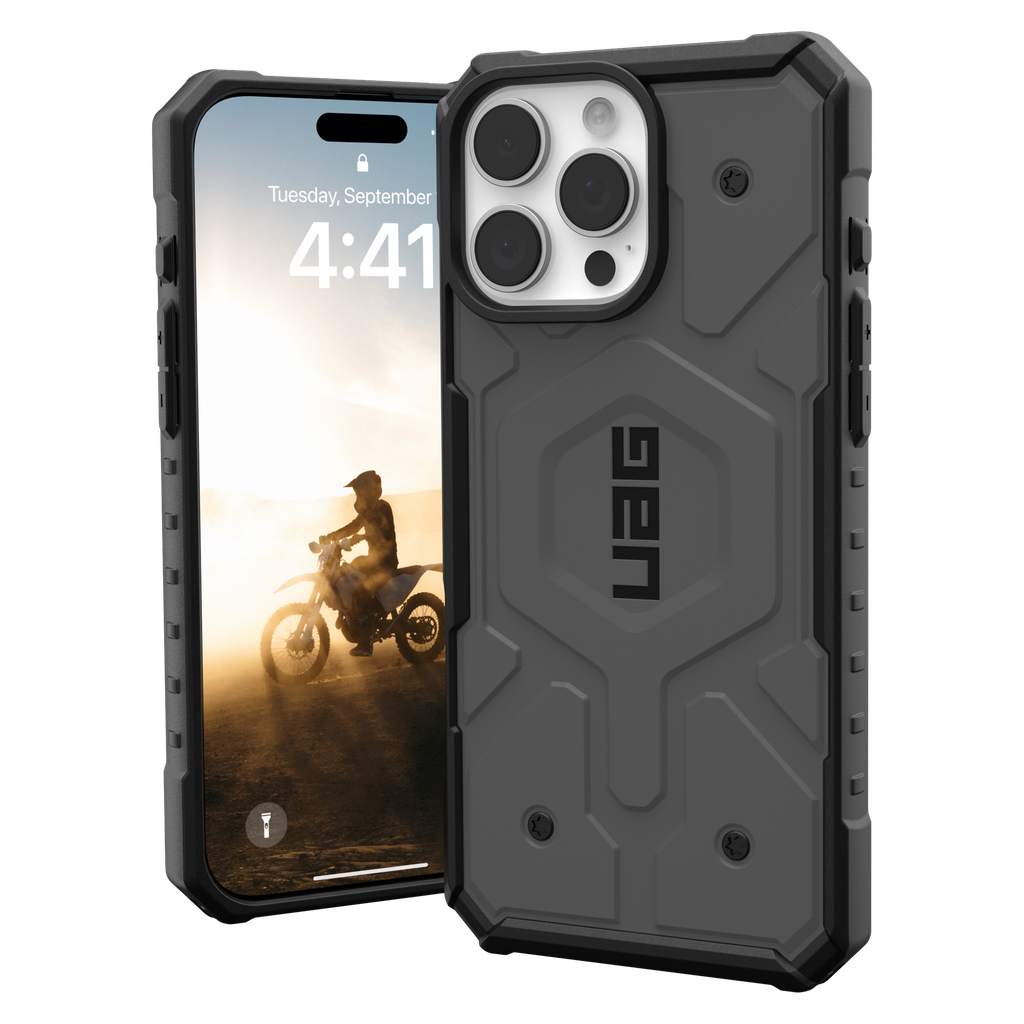 Urban Armor Gear Uag -  Pathfinder Magsafe Case For Apple Iphone 16 Pro Max - Silver