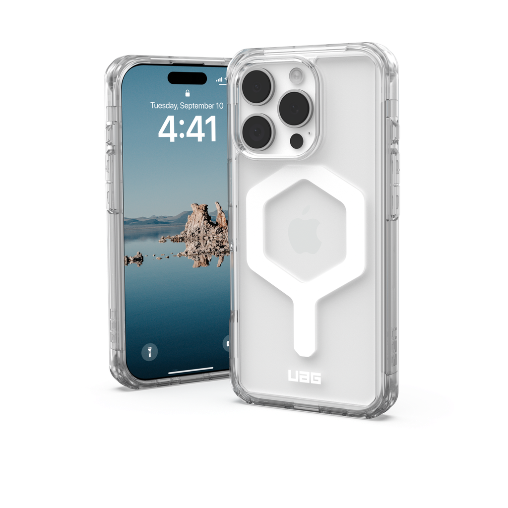 Urban Armor Gear Uag -  Plyo Magsafe Case For Apple Iphone 16 Pro - Ice And White