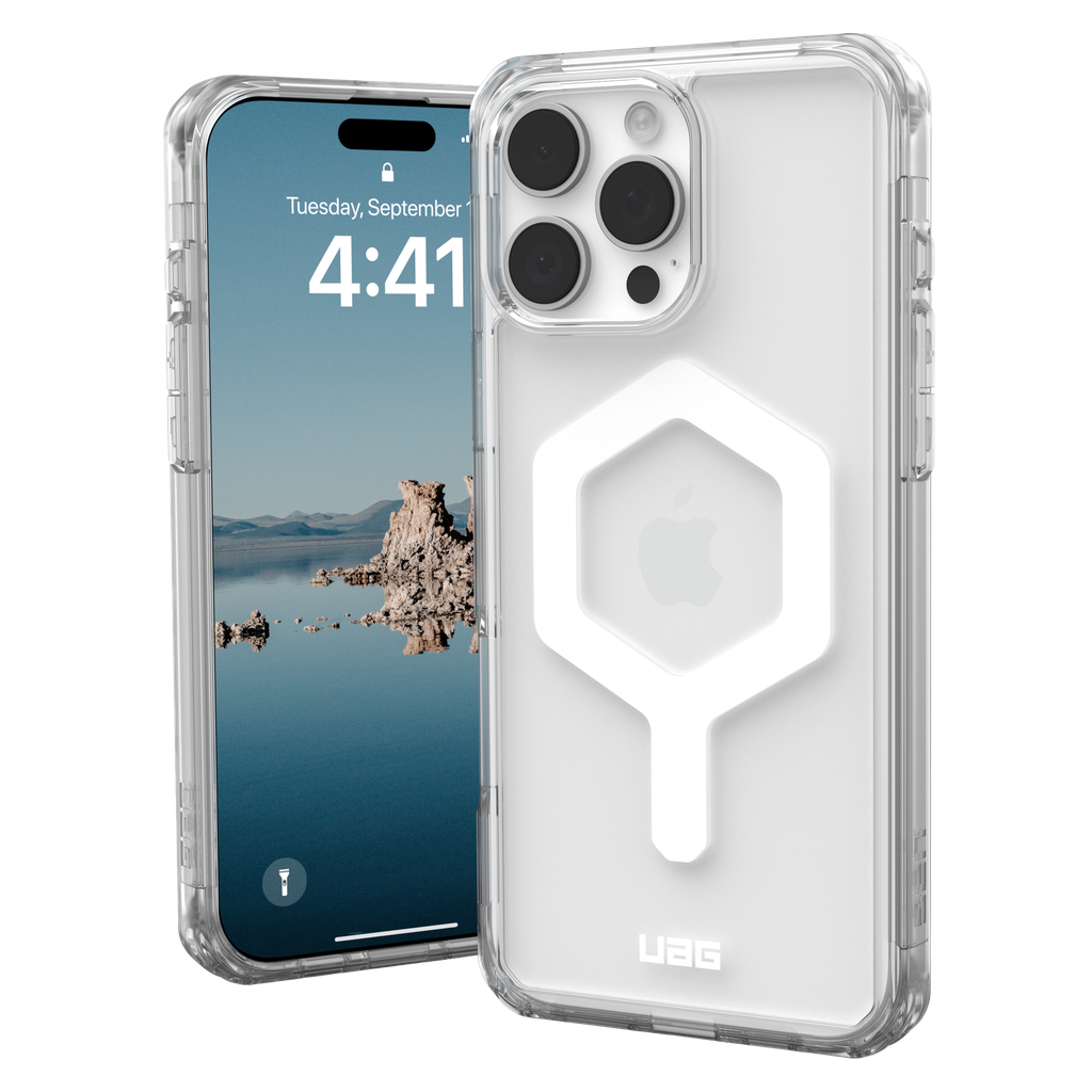 Urban Armor Gear Uag -  Plyo Magsafe Case For Apple Iphone 16 Pro Max - Ice And White