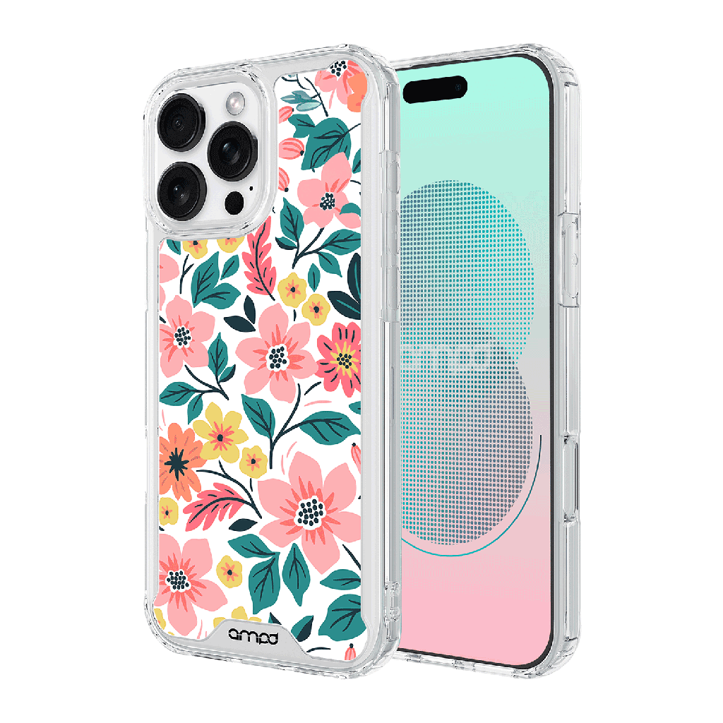 Ampd - Tpu   /   Acrylic Hd Print Magsafe Case For Apple Iphone 16 Pro - Wildflower