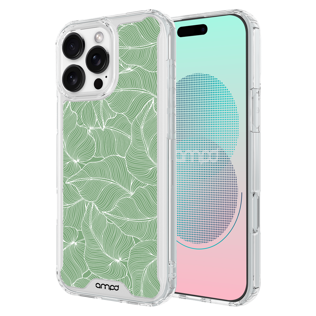 Ampd - Tpu   /   Acrylic Hd Print Magsafe Case For Apple Iphone 16 Pro Max - Palm