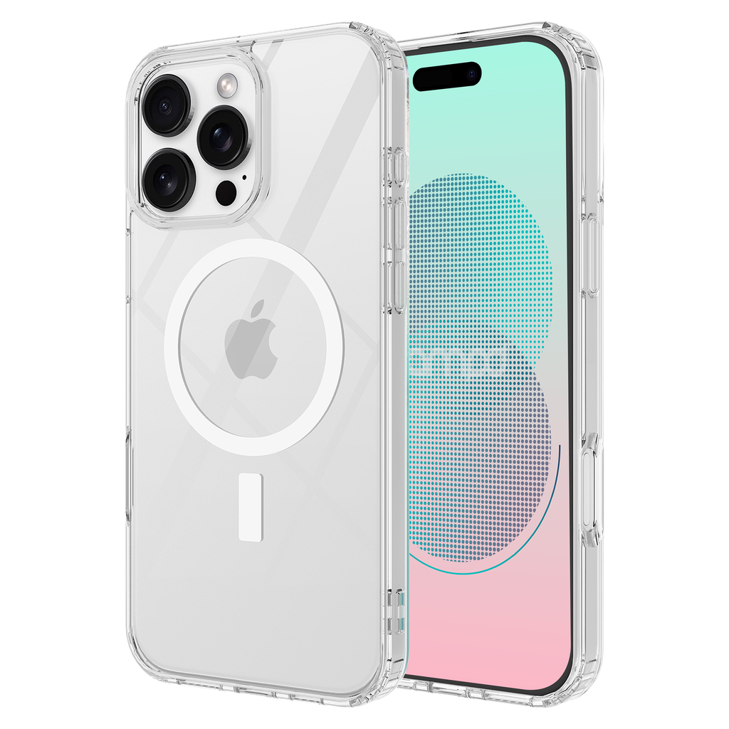 Ampd - Tpu   /   Acrylic Crystal Clear Magsafe Case For Apple Iphone 16 Pro Max - Clear