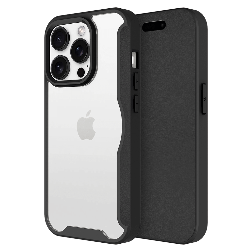 Ampd - Tpu   /   Acrylic Wallet Flip Magsafe Case For Apple Iphone 16 Pro Max - Black