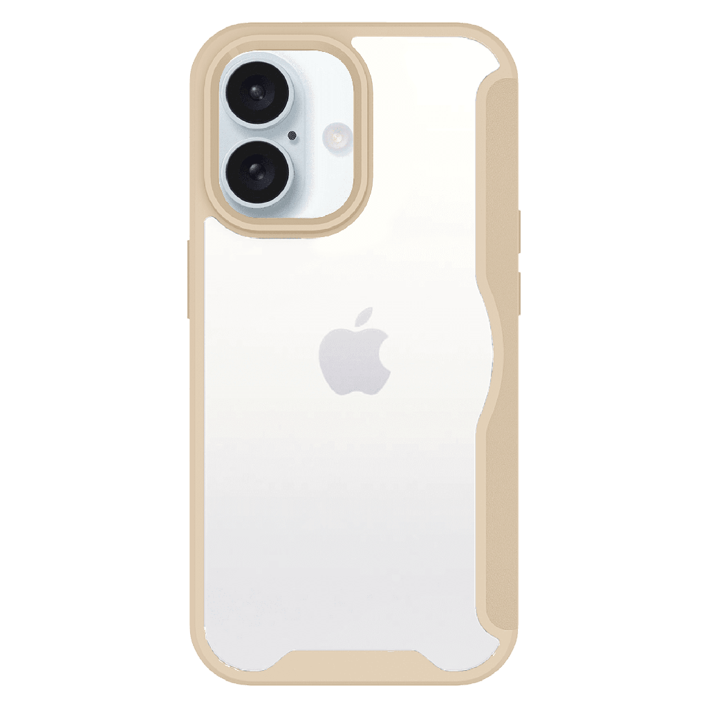 Ampd - Tpu   /   Acrylic Wallet Flip Magsafe Case For Apple Iphone 16 Plus - Tan