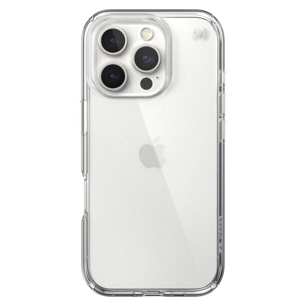 Speck - Presidio Perfect Clear Case For Apple Iphone 16 Pro - Clear