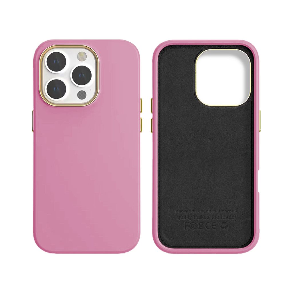 Dual  Layer Tough Case for iPhone 16 Pro - Pink