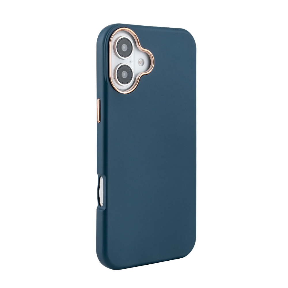 Dual  Layer Tough Case for iPhone 16 Plus -Dark Blue