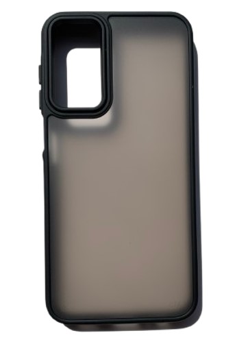 Matte Color Forested Case for Samsung A15 - Black