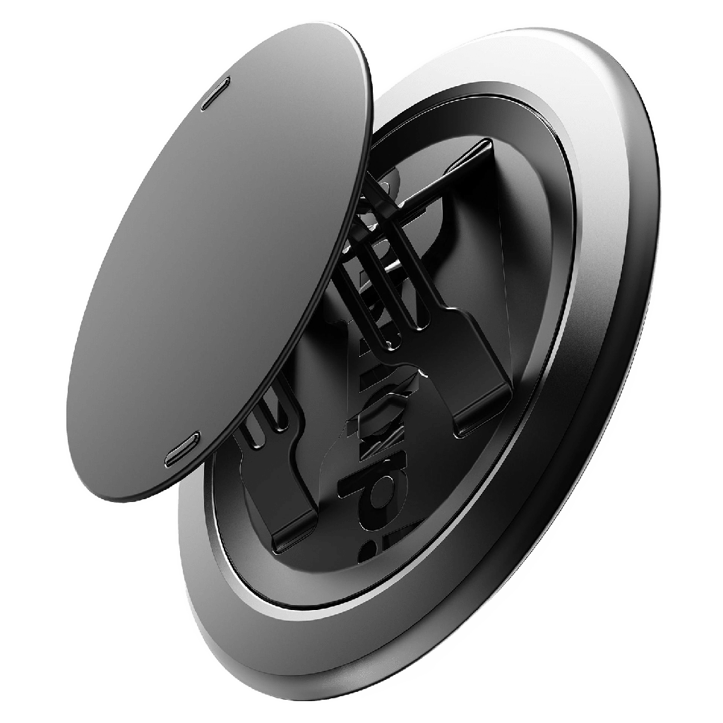 Ohsnap - Snap 5 Grip Magnetic Phone Grip - Boring Black