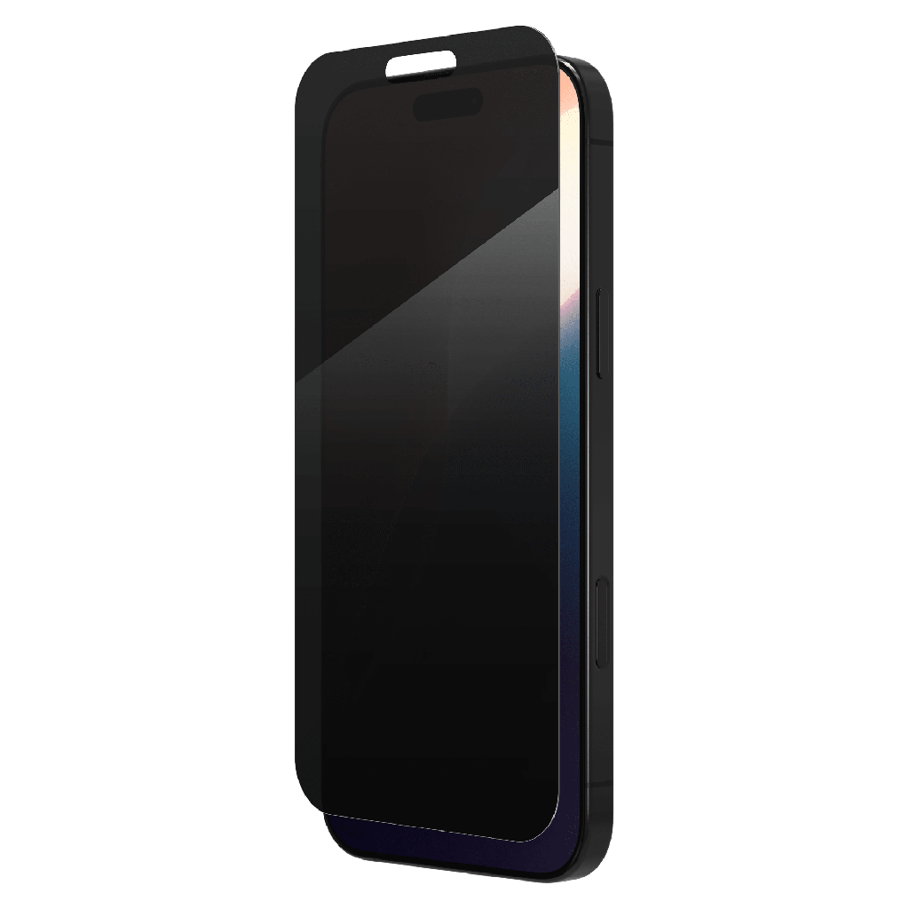 Zagg - Invisible Shield Glass Elite Privacy Screen Protector For Apple Iphone 16 Pro Max - Clear