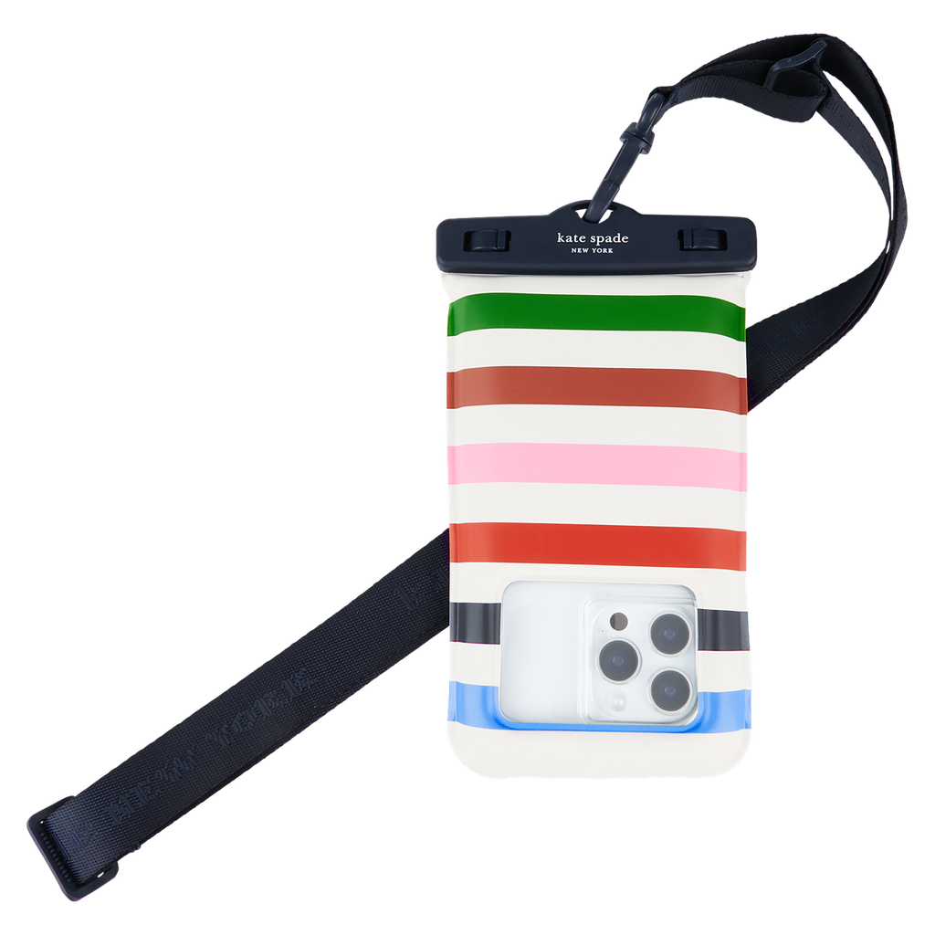 Kate Spade - Waterproof Floating Pouch Large - Adventure Stripe