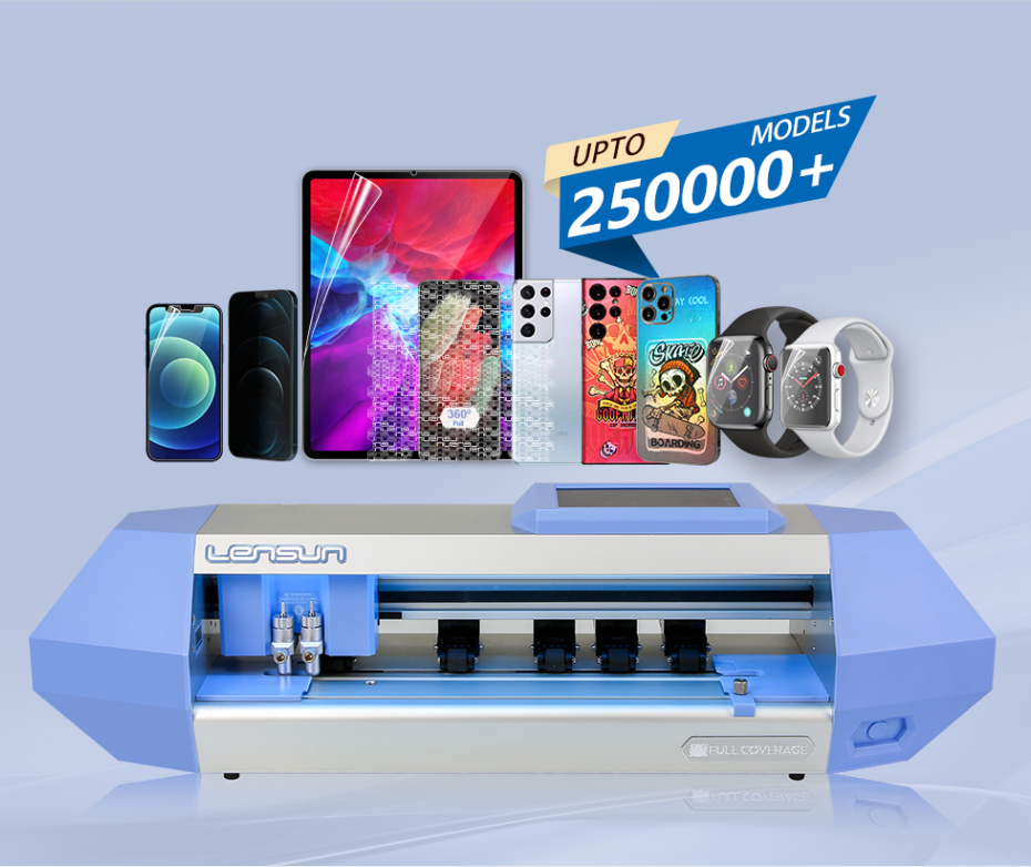 Lensun CustomizPro+ Intelligent Cutting Machine with BIG Tablet (LS-302D)